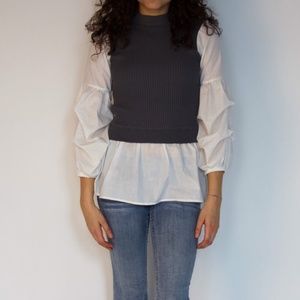 Sweater blouse top